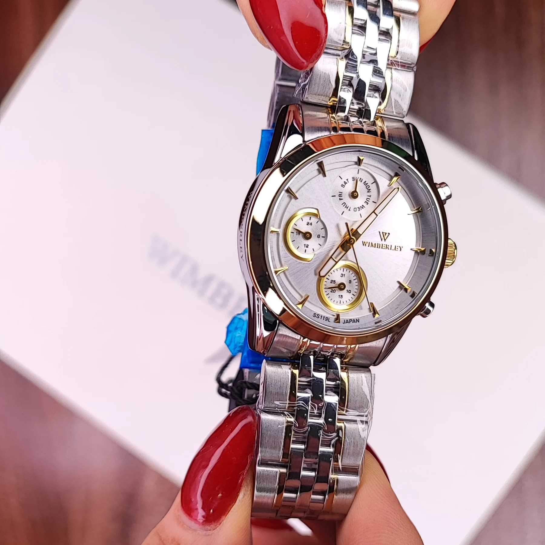 ساعت مچی عقربه ای زنانه ویمبرلی مدل WB-SS119L — تصویر ۲