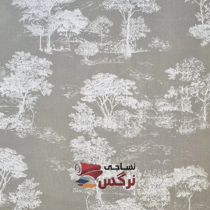 روبالشتی نخ پنبه طرح درخت کد 312 — تصویر ۲