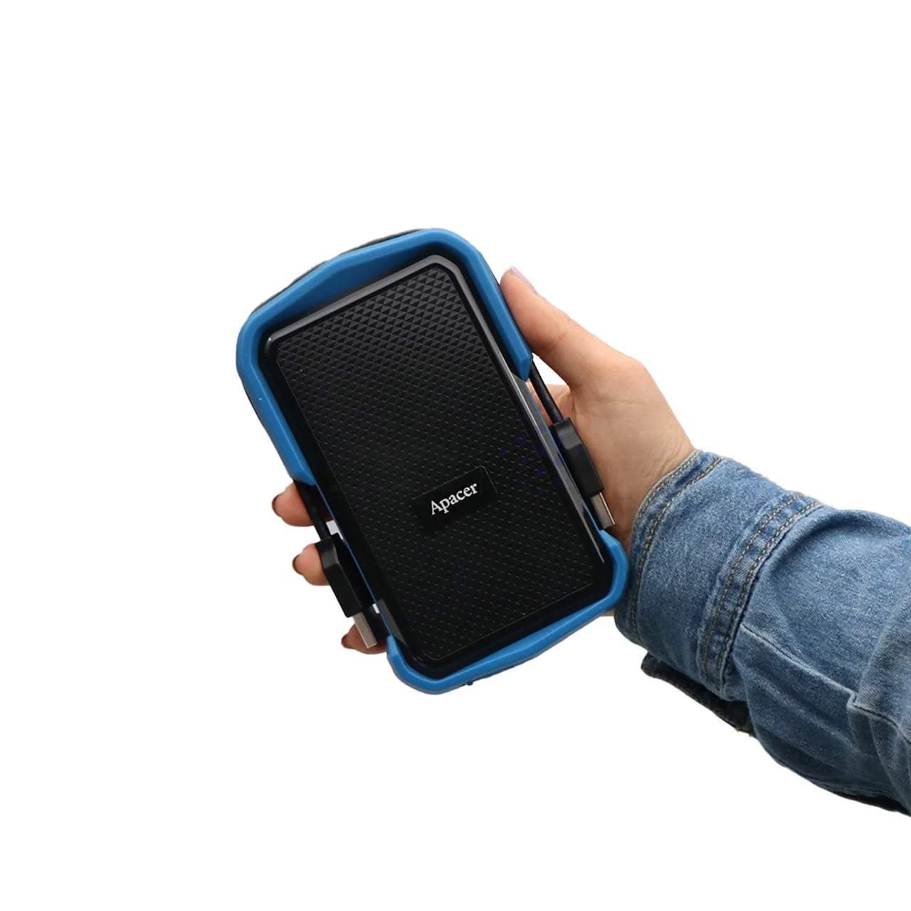 هارد اکسترنال Apacer مدل AC631 ظرفیت 2TB – مشکی آبی — تصویر ۵
