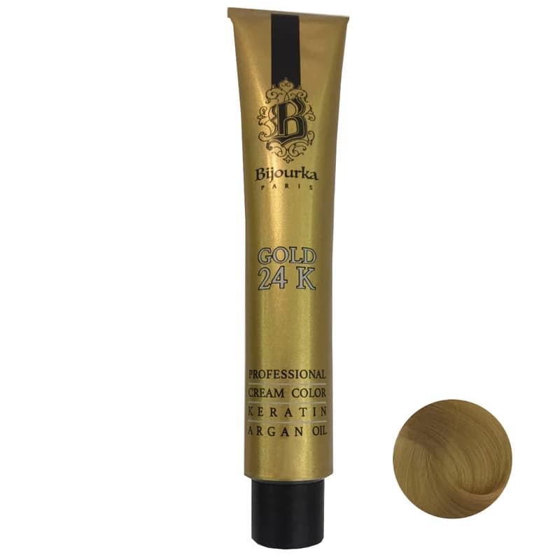 رنگ مو بلوند خیلی خیلی روشن بیجورکا سری طبیعی Gold 24K شماره 10