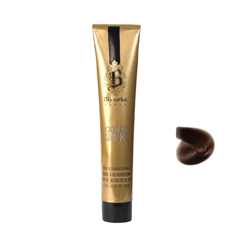 رنگ مو قهوه‌ای طبیعی بیجورکا سری Gold 24K شماره 5