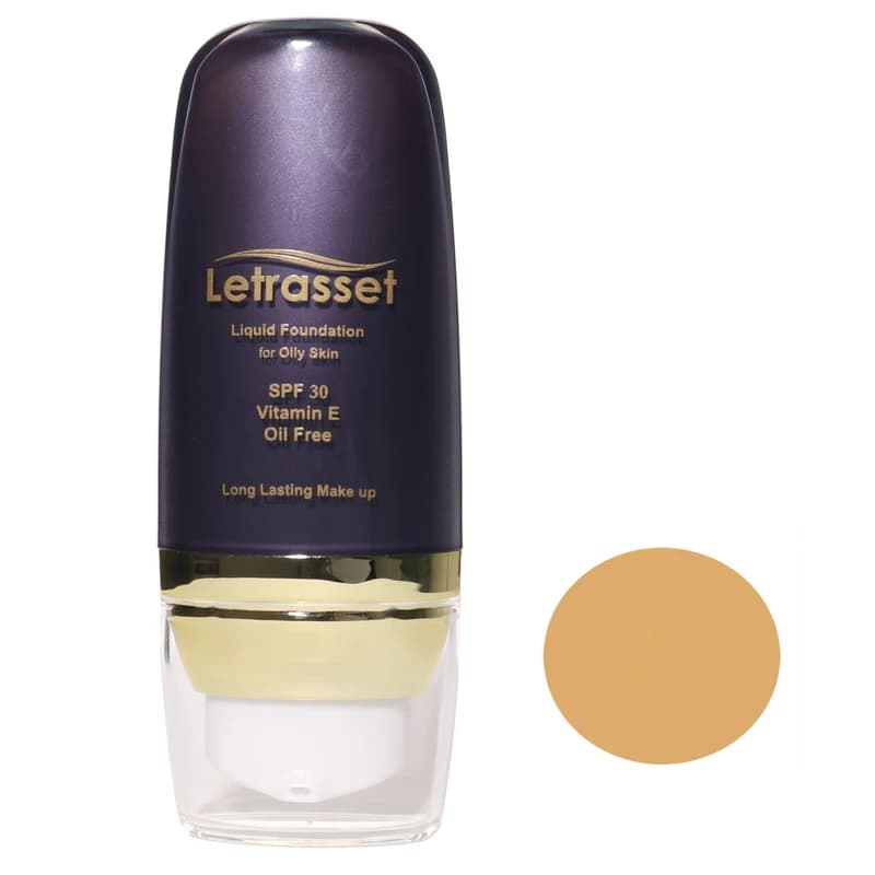 کرم پودر پمپی لتراست مدل Liquid Foundation شماره 06