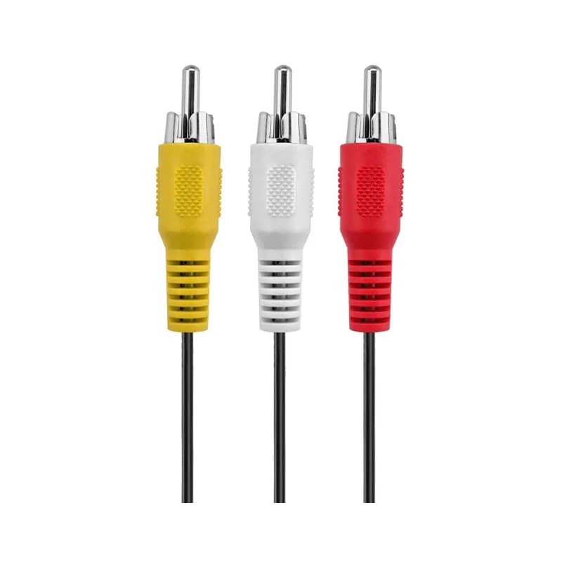 کابل 3 به 3 صدا و تصویر AV RCA به طول 1.5 متر