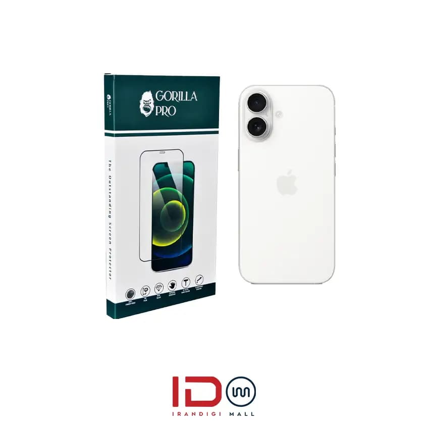 گلس و محافظ هیدروژلی (مات) بدنه گوشی اپل مدل iPhone 16