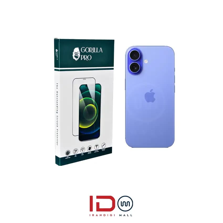گلس و محافظ هیدروژلی (شفاف) بدنه گوشی اپل مدل iPhone 16