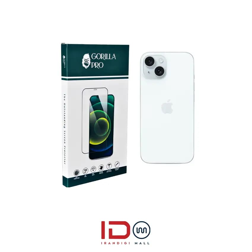 گلس و محافظ هیدروژلی (مات) بدنه گوشی اپل مدل iPhone 15