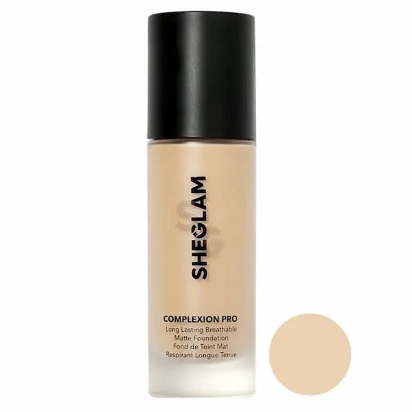 کرم پودر بادوام و مات شیگلم SHEGLAM رنگ روشن متوسط Nude حجم 30 میلی لیتر