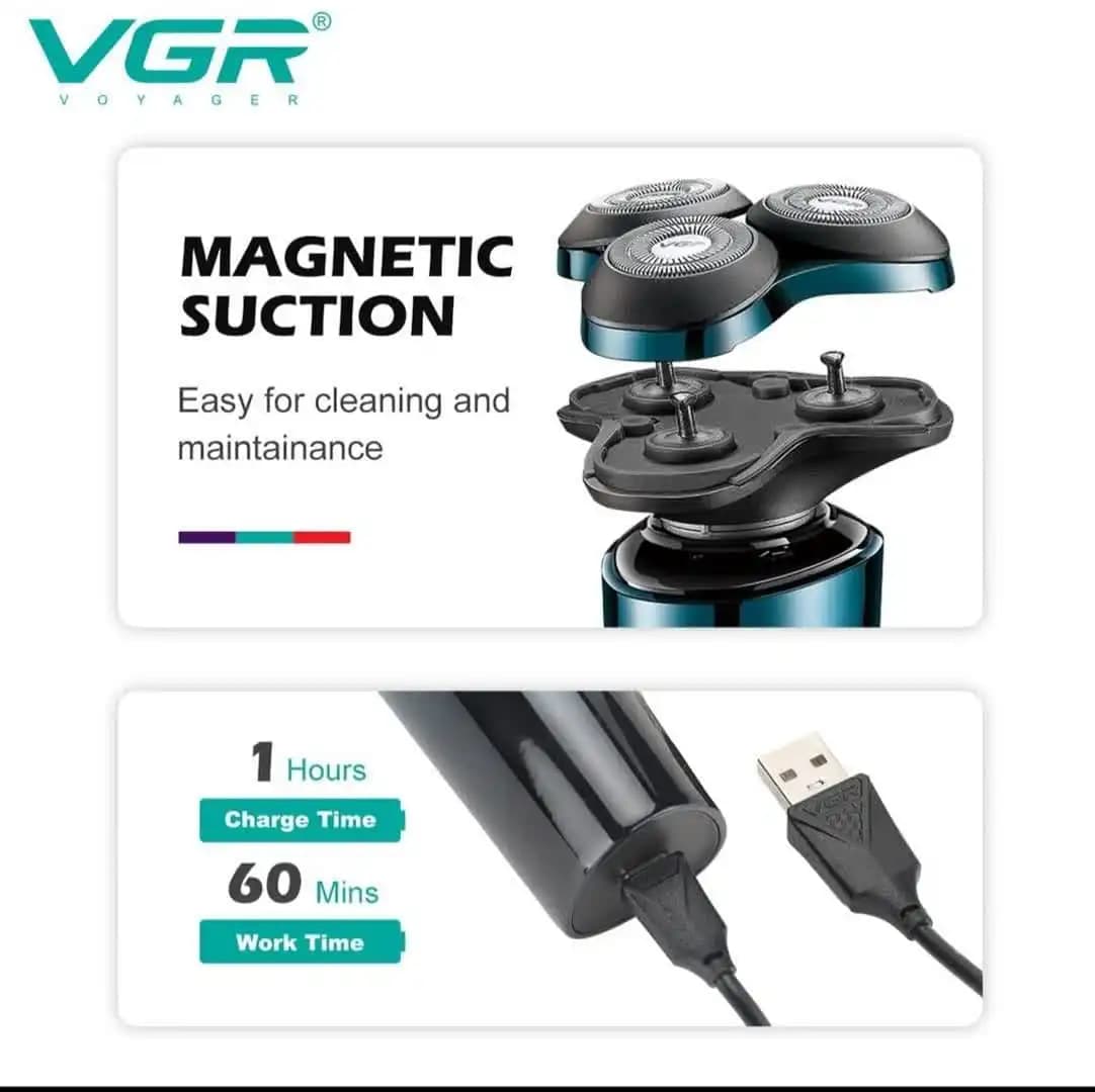 ریش تراش سه تیغ VGR مدل V-311 — تصویر ۴