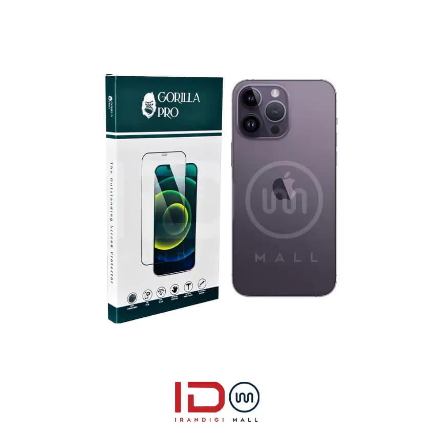 گلس و محافظ هیدروژلی (شفاف) بدنه گوشی اپل مدل iPhone 14 Pro Max