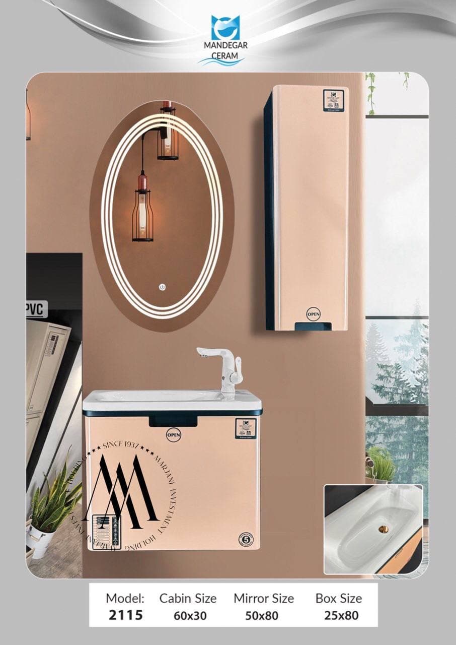 فول ست کابینت دستشویی ماندگار سرام کد 2115 (کالواسی)