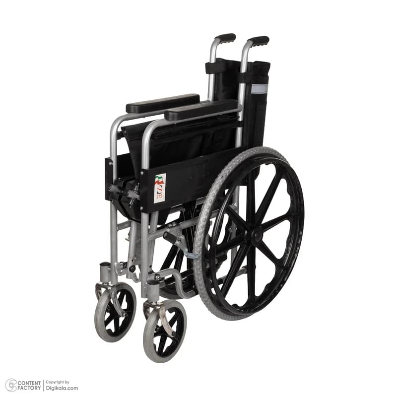 ویلچر تاشو ساده مدل 809R پره پلاستیکی برند JTS – جی تی اس — تصویر ۲