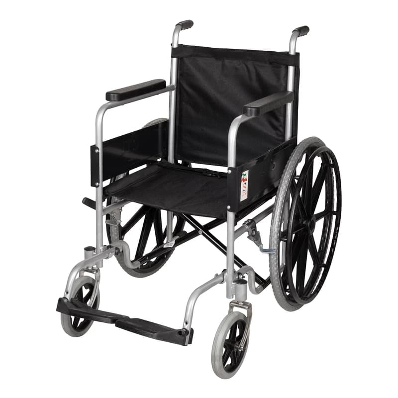 ویلچر تاشو ساده مدل 809R پره پلاستیکی برند JTS – جی تی اس