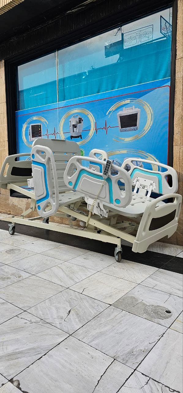 تخت بیمار برقی مدل شیب دار ICU – بیمارستانی برند شفایارطب — تصویر ۲