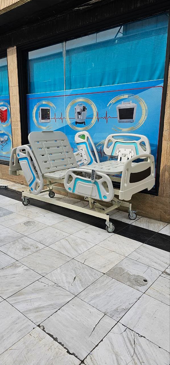 تخت بیمار برقی مدل شیب دار ICU – بیمارستانی برند شفایارطب — تصویر ۵
