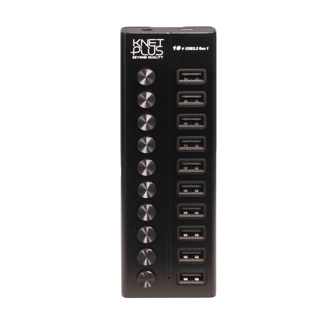 هاب 10 پورت USB 3.2 کی نت پلاس مدل KP-HUAMHA110