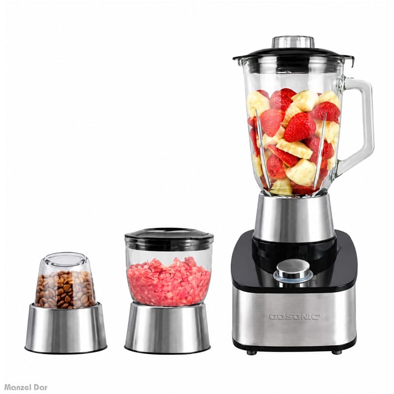 مخلوط کن 3 کاره گوسونیک مدل GSB-6600 — تصویر ۲