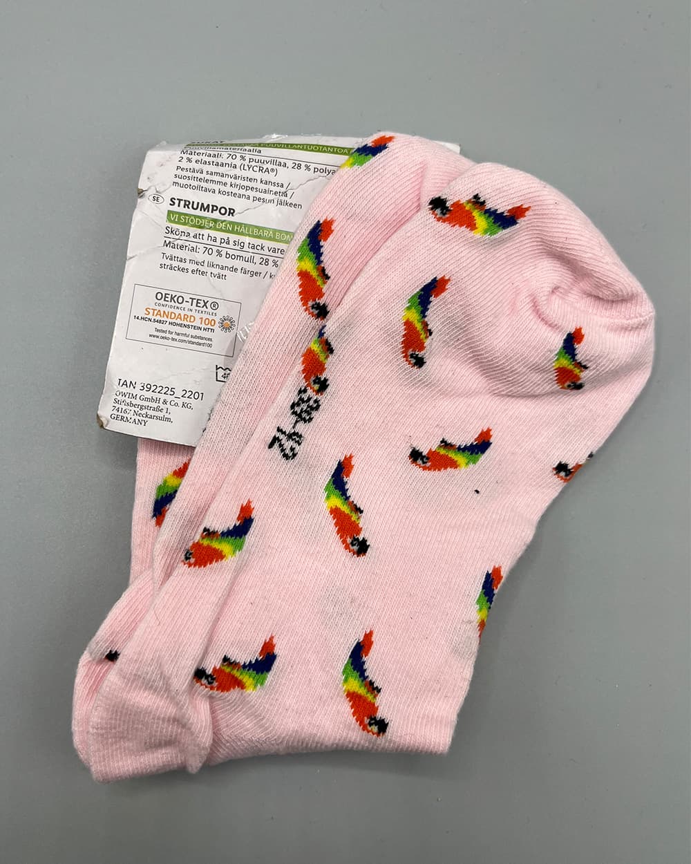 جوراب ساق بلند فانتزی زنانه مردانه برند socks کد 6003 — تصویر ۳