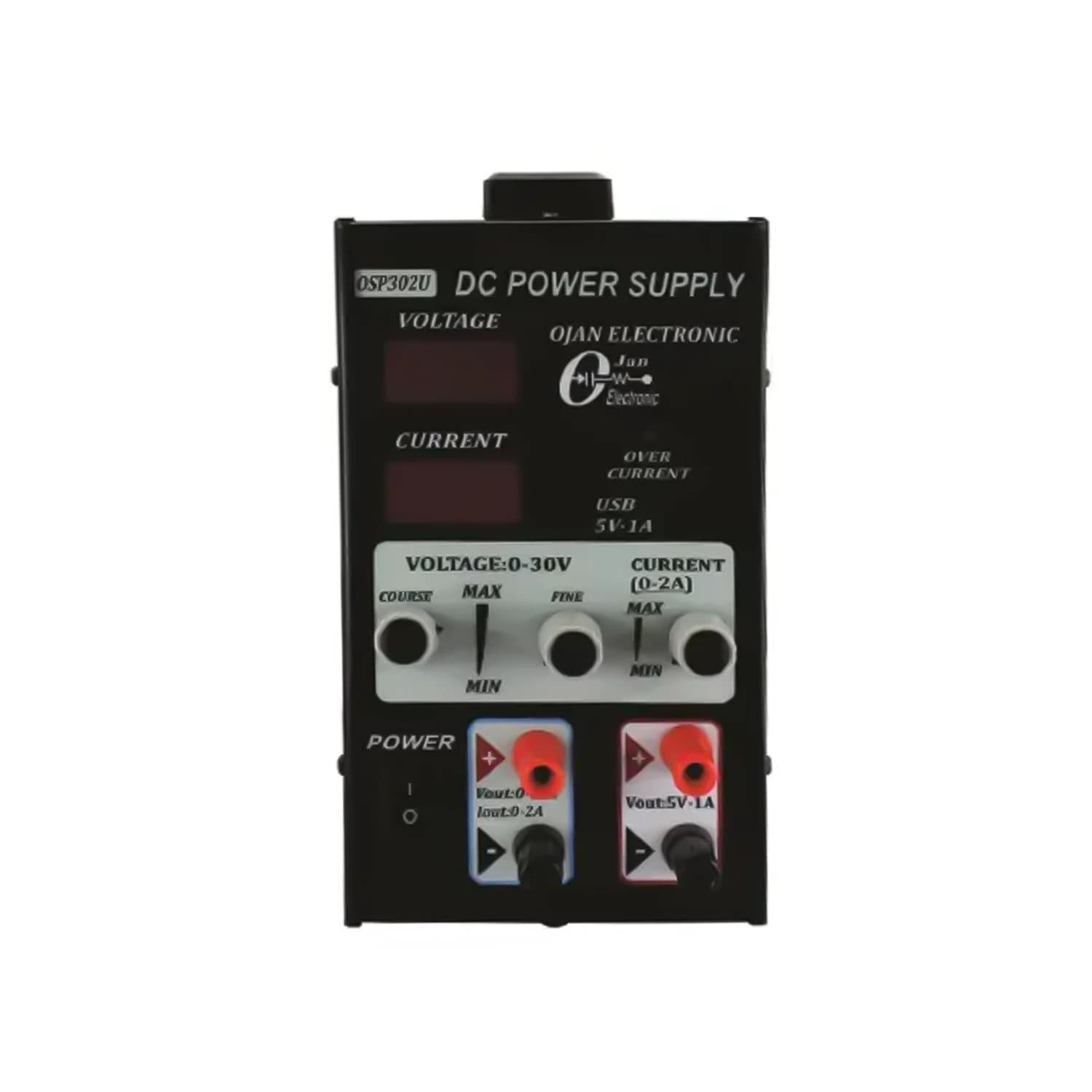 منبع تغذیه متغیر دو کانال 0 تا 30 ولت 2 آمپر اوژن الکترونیک مدل OSP-302U — تصویر ۲