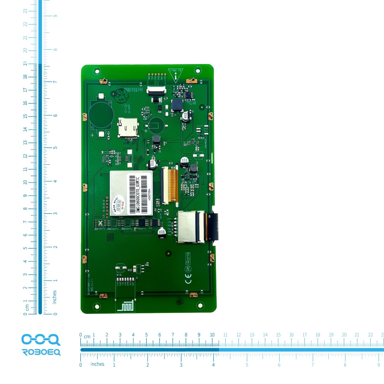 ماژول نمایشگر هوشمند 7 اینچ HMI مدل DMG10600C070 03WTC محصول DWIN — تصویر ۲