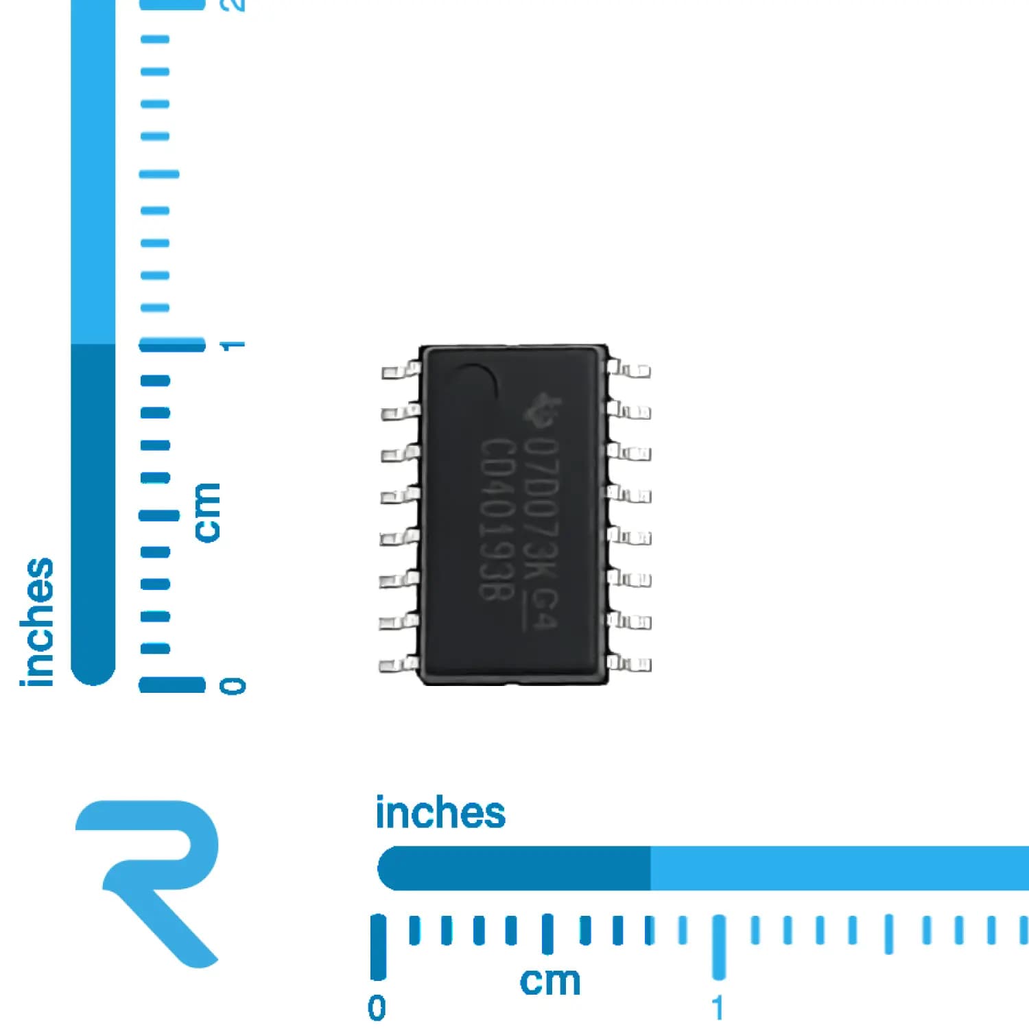 آی سی شمارنده 4 بیتی SMD CD40193BNSR — تصویر ۲