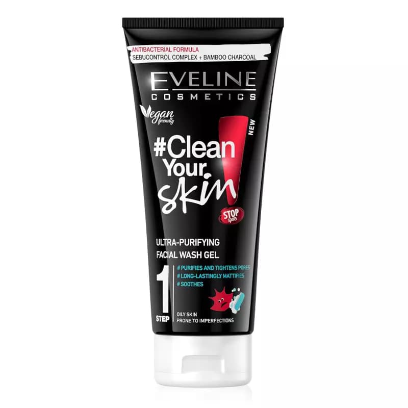 ژل شستشو صورت اولاین لایه بردار قوی پوست مدل Clean Your Skin