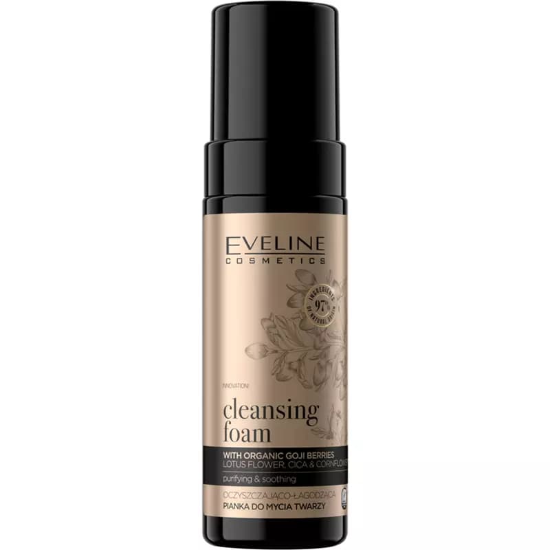 فوم شستشو ارگانیک اولاین لایه بردار آرامبخش پوست چرب مختلط مدل Cleansing Foam