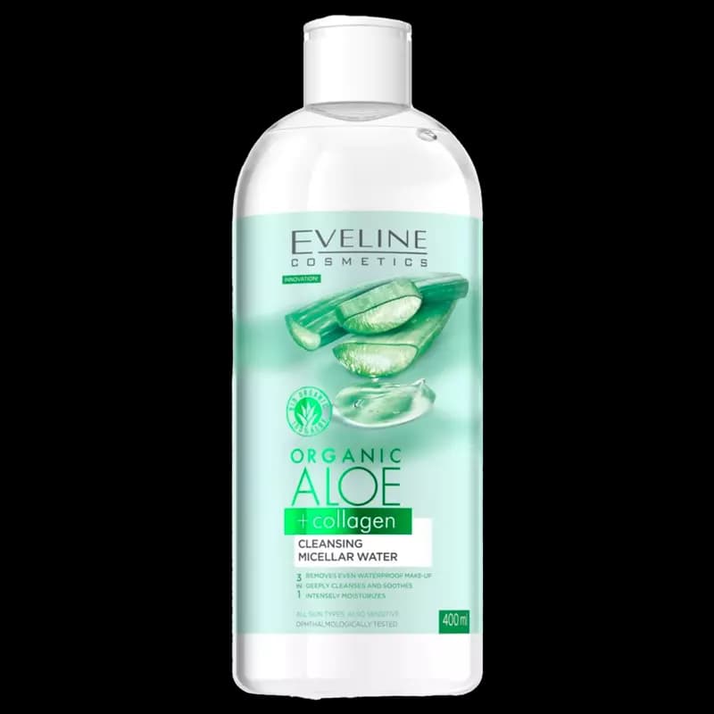 میسلار واتر آلوئه ورا اولاین مدل Organic Aloe + Collagen