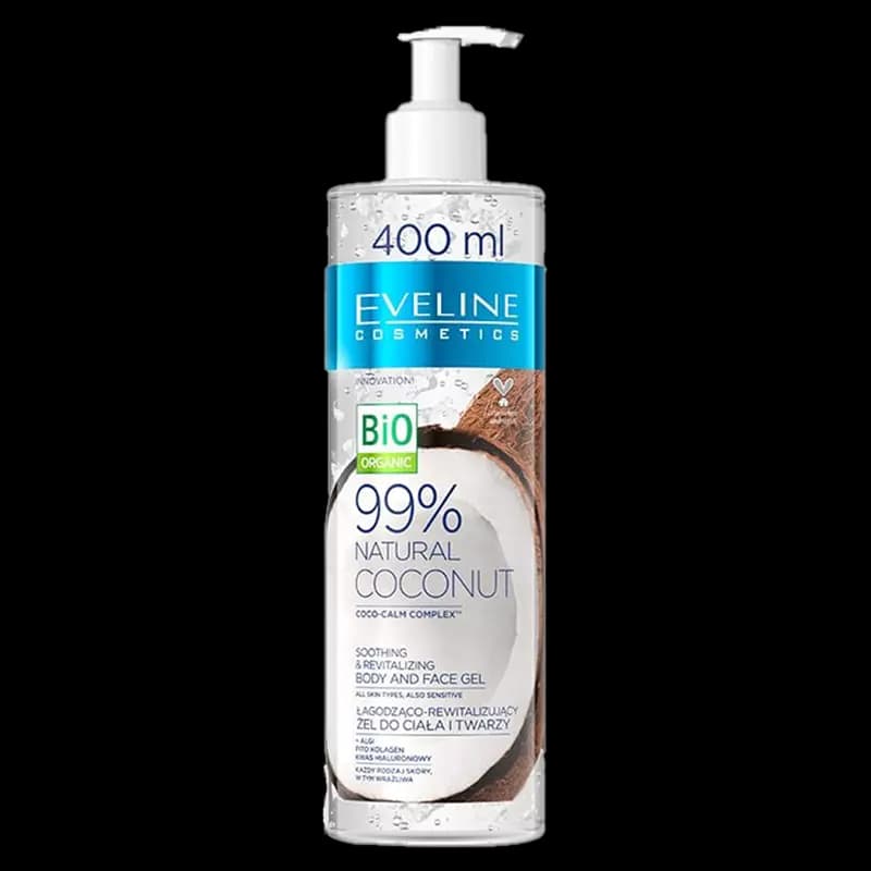 ژل احیا کننده و آرامبخش صورت و بدن نارگیل اولاین 400 میل مدل CoConut