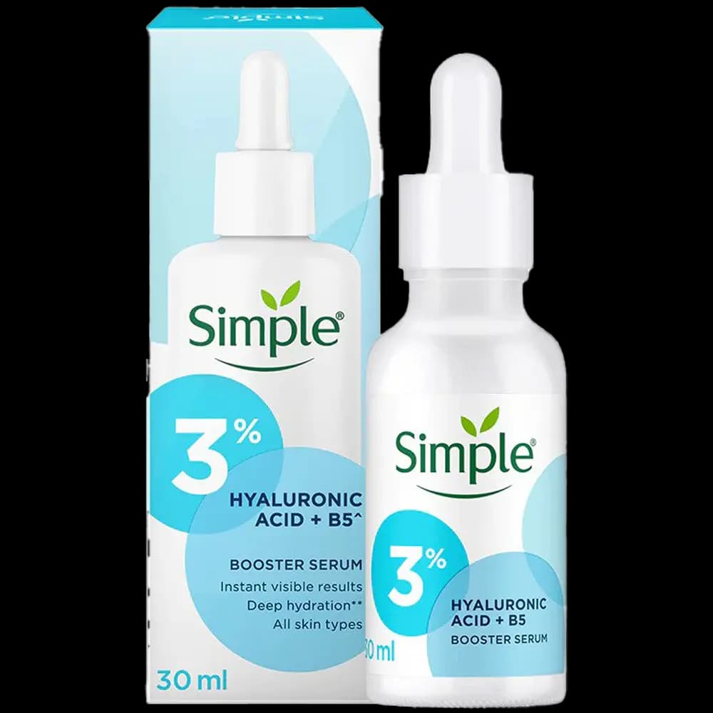 سرم آبرسان و تقویت کننده هیالورونیک اسید + ویتامین ب 5 سیمپل 30 میل Simple Hyluronic Acid + B5