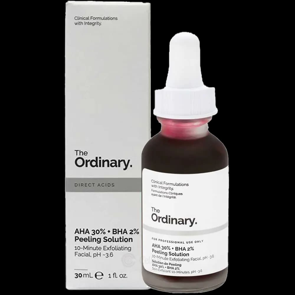 سرم لایه بردار پیلینگ سولوشن AHA + BHA اوردینری قرمز 30 میل