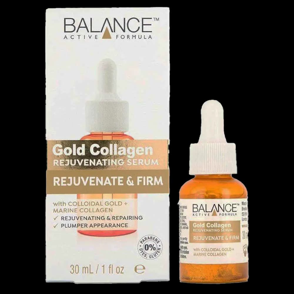 سرم صورت گلد(طلا) کلاژن بالانس 30 میل Balance Gold Collagen Rejuvenating Serum