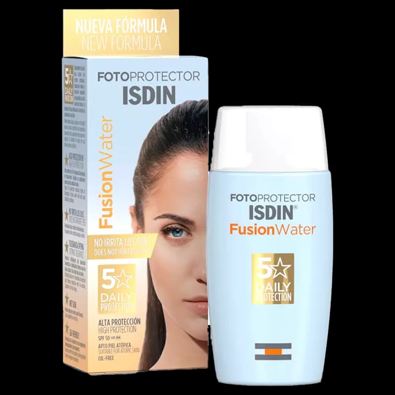 ضد آفتاب بی رنگ فیوژن واتر ایزدین 50 میل Isdin Fotoprotector Fusionwater SPF 50