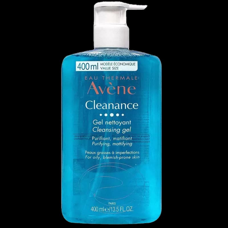 ژل شستشوی صورت و بدن کلینانس اون مناسب پوست چرب و مستعد جوش 400 میل Avene Cleanance