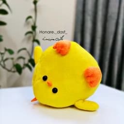 عروسک جوجه پولیشی عروسک مرغ و خروس اردک نانو سیسمونی کودک اسباب بازی — تصویر ۴