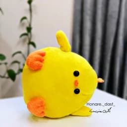 عروسک جوجه پولیشی عروسک مرغ و خروس اردک نانو سیسمونی کودک اسباب بازی — تصویر ۲