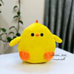 عروسک جوجه پولیشی عروسک مرغ و خروس اردک نانو سیسمونی کودک اسباب بازی — تصویر ۳