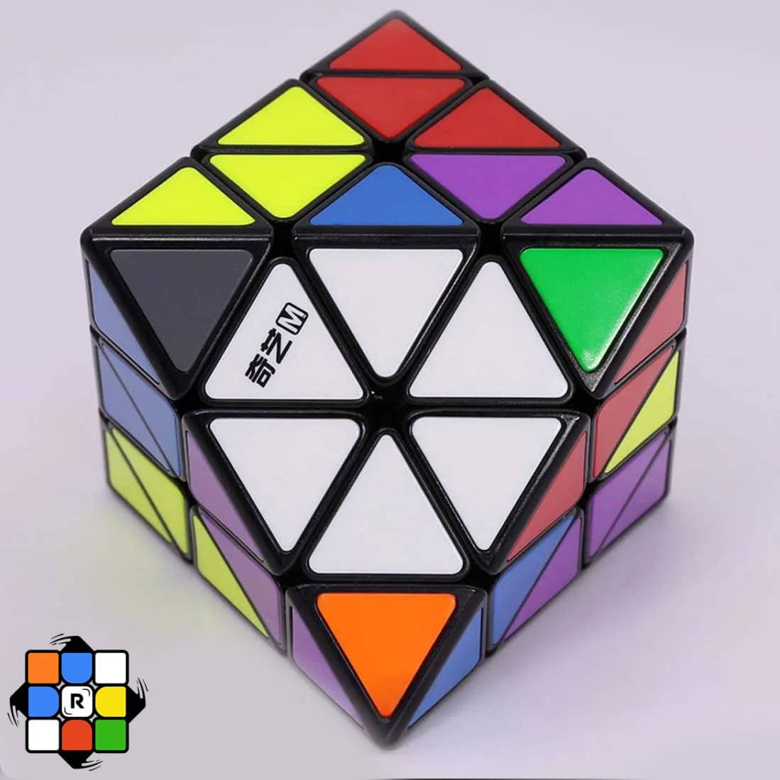 8 محور مگنت کای وای باکس دار QiYi Magnaetic FTO (Face Turning Octahedron)