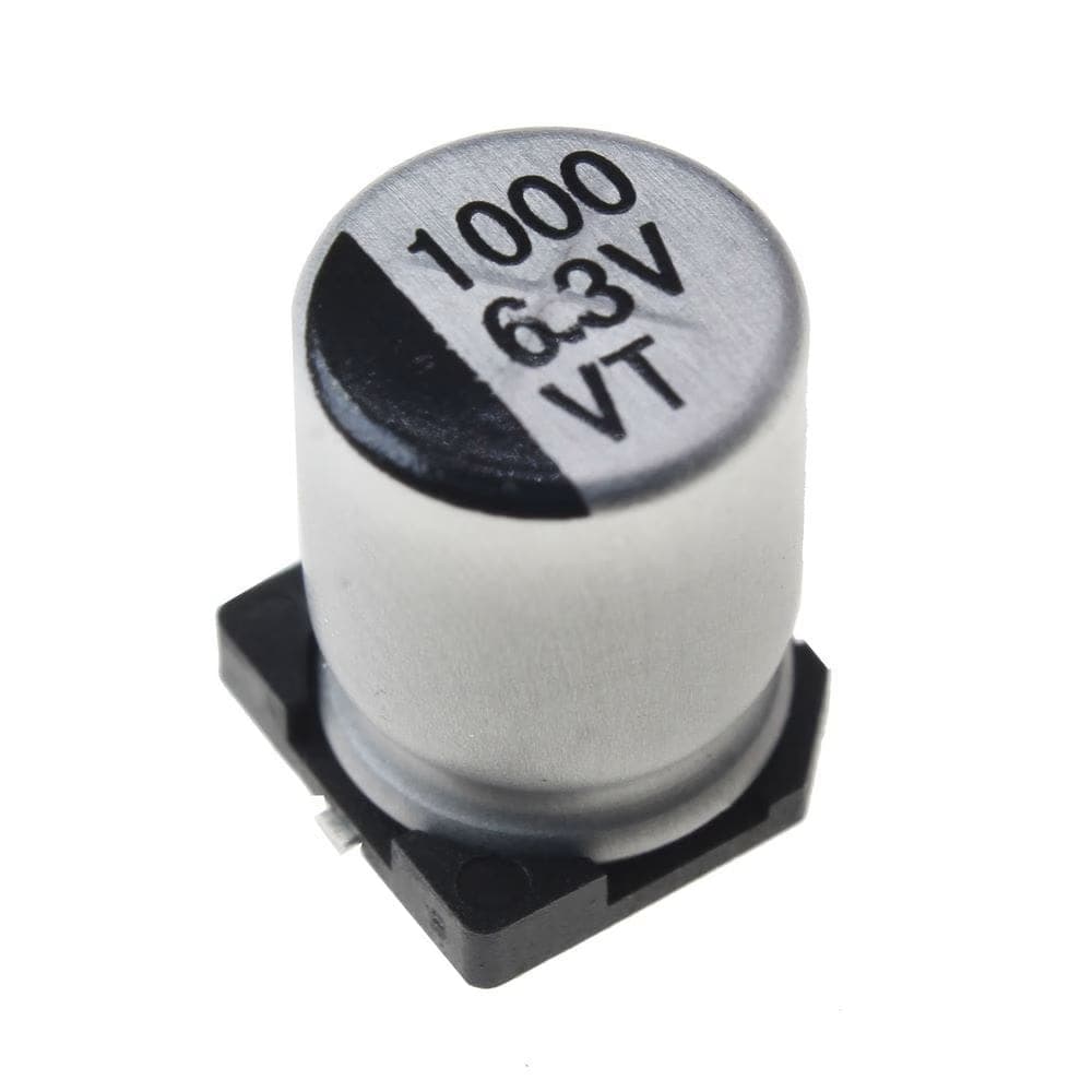 خازن الکترولیت 1000 میکرو فاراد 6.3 ولت | 1000UF 6.3V — تصویر ۲