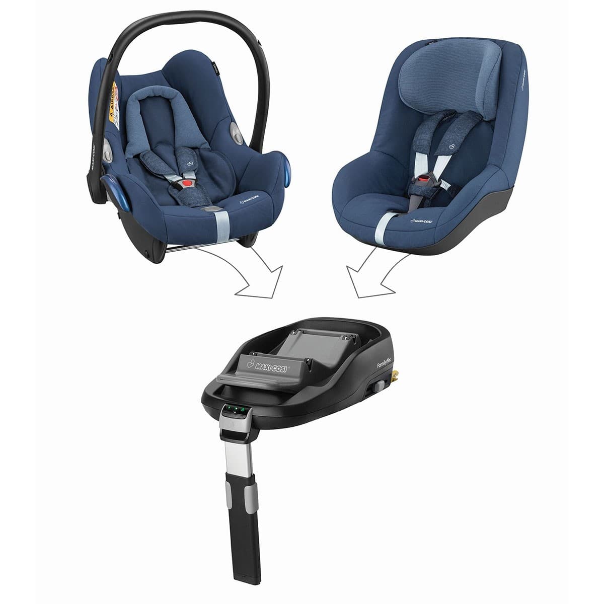کر یر مکسی کوزی مدل کابریو فیکسMaxi-Cosi CabrioFix Nomad Blue — تصویر ۵