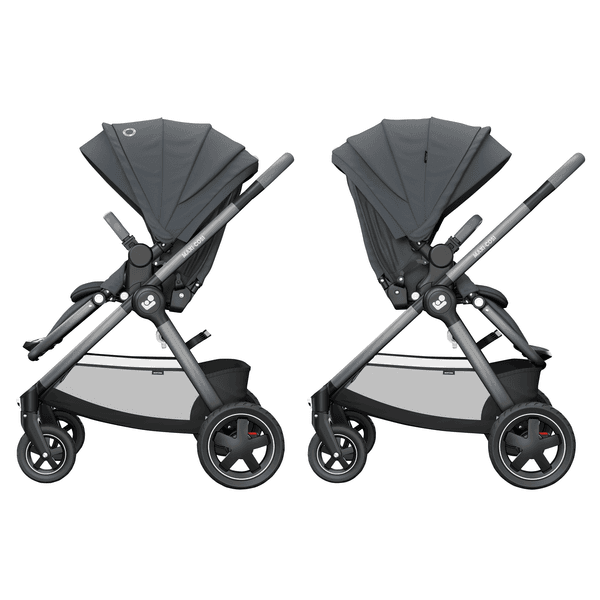 کالسکه مکسی کوزی مدل ادورا 4 چرخ Maxi-Cosi Adorra Scribble Black کد کالا: 1310800110 — تصویر ۵