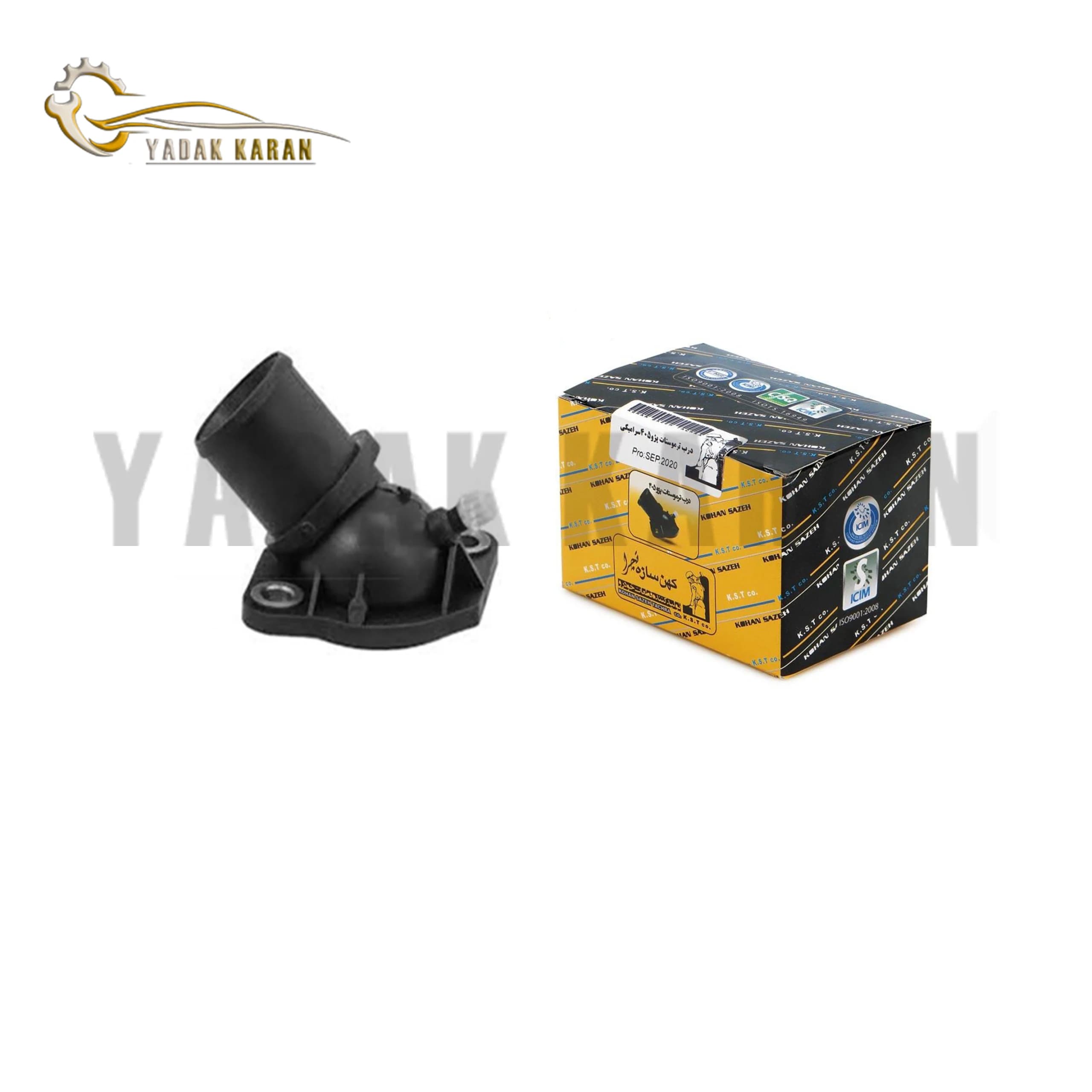 درب ترموستات پژو 405/پارس/سمند/ پلیمری کهن سازه