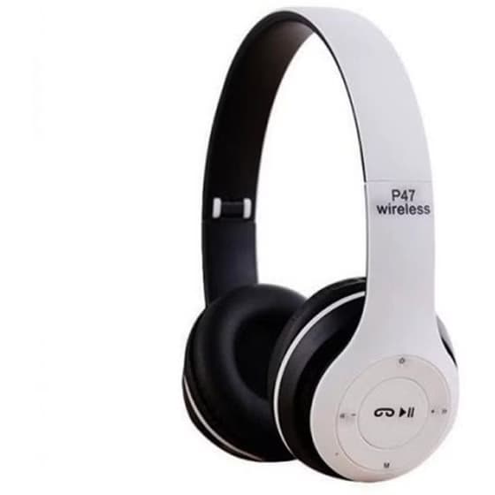 هدفون بی سیم مدل p47 – سفید کد M11063