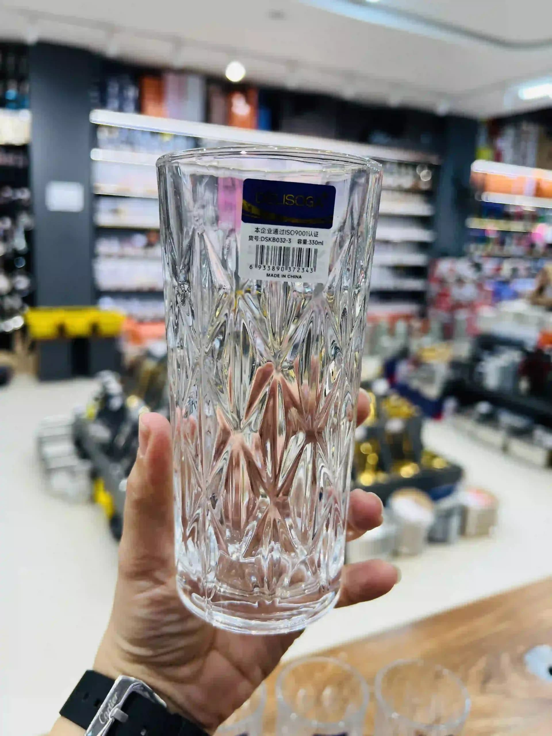 لیوان ۶ عددی بلور دلی (Deli) مدل DSKB032-3 (۳۳۰ میلی‌لیتر) — تصویر ۴