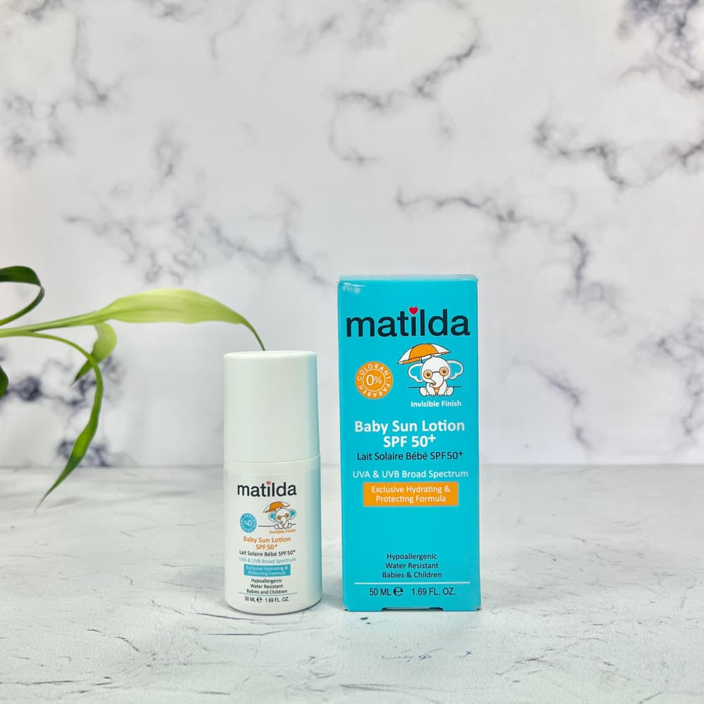 لوسیون رولی ضد آفتاب کودک SPF50 ماتیلدا 50 میلی لیتر — تصویر ۶
