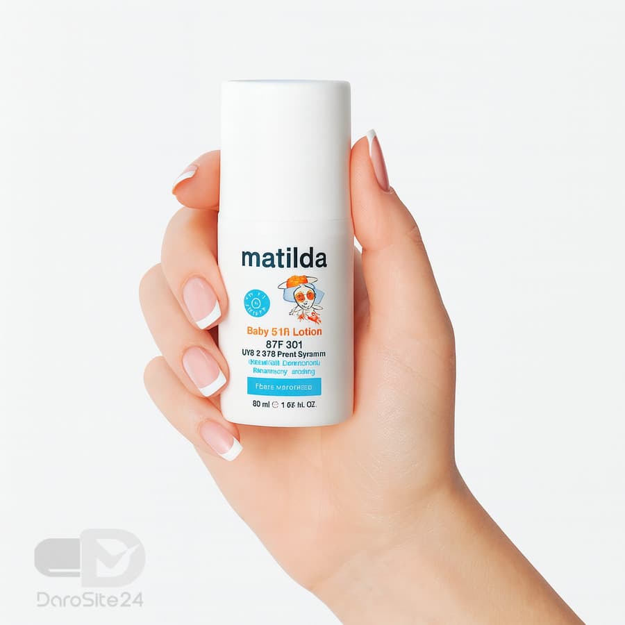 لوسیون رولی ضد آفتاب کودک SPF50 ماتیلدا 50 میلی لیتر — تصویر ۴