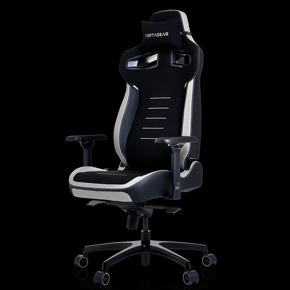 صندلی گیمینگ ورتاگیر مدل PL4800 BLACK WHITE — تصویر ۳