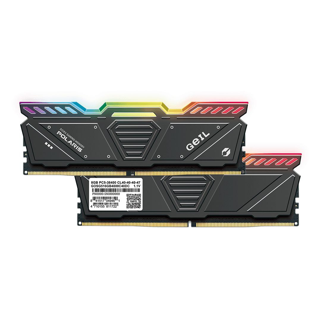 رم تک کاناله گیل مدل POLARIS RGB Intel XMP ظرفیت 16 گیگابایت فرکانس 5200 مگاهرتز DDR5 — تصویر ۲