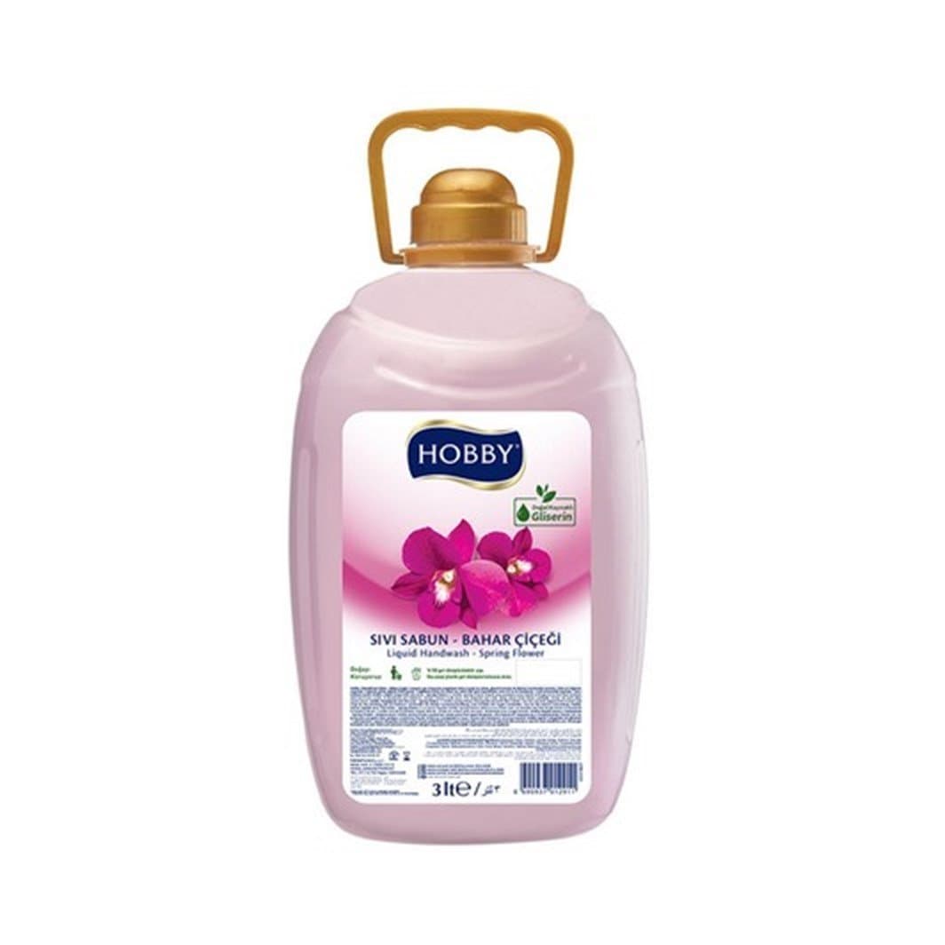 مایع دستشویی هوبی مدل رز حجم 3000 میلی لیتر hobby