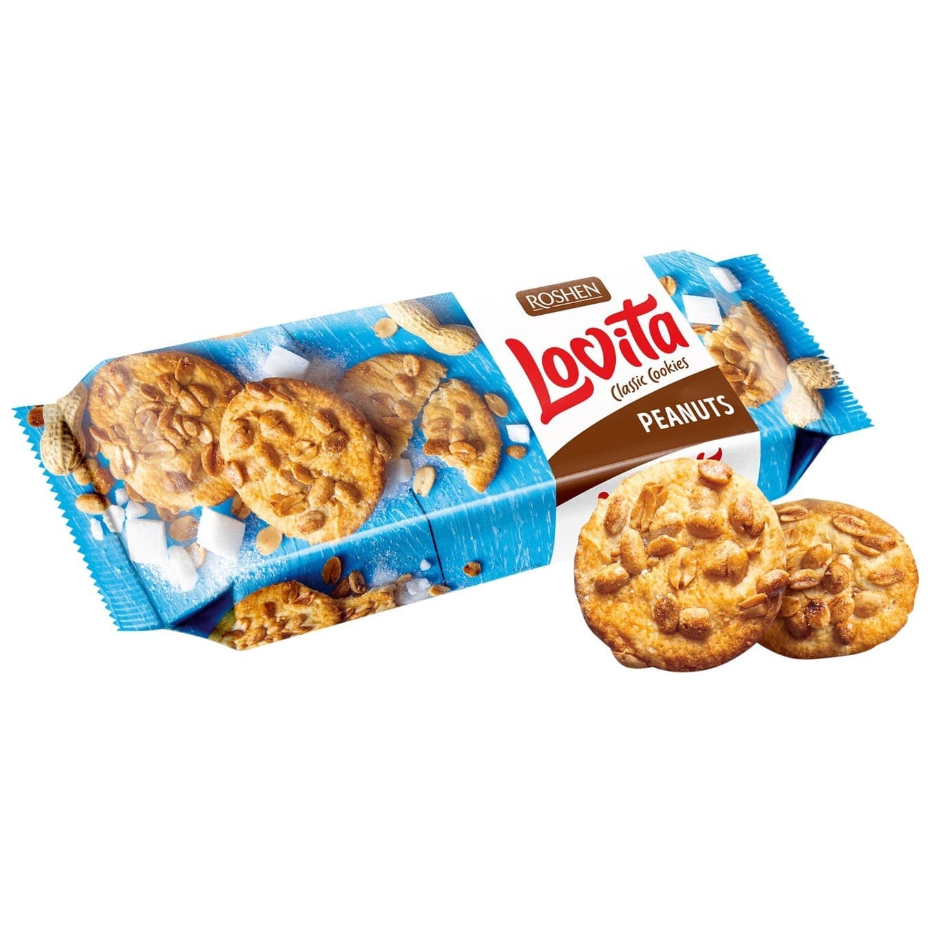 کوکی روشن لاویتا با مغز بادام زمینی 150 گرمROSHEN