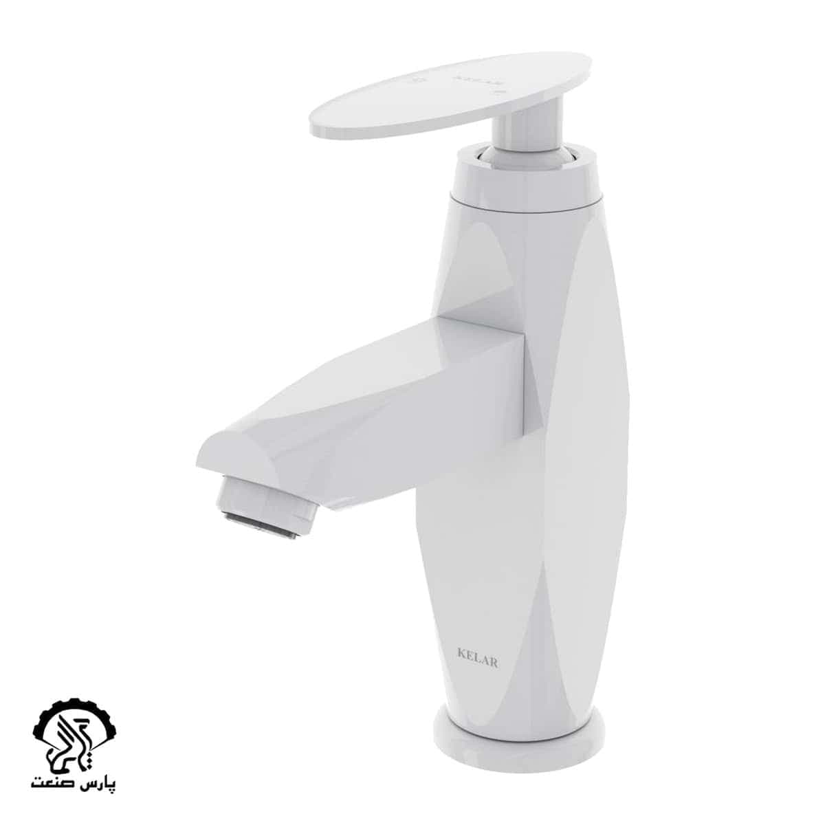 شیر روشویی برلیان سفید کلار